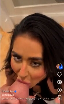 Donia Somrani Sucked Huge Dick so Hot – Onlyfans Sextape